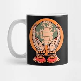 save the earth tattoo Mug